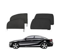 SIFUSM Parasol de Coche Parasol de Malla para Ventana Coche, protección UV, Transpirable, Cortina Parasol, Cubierta Visera Lateral Trasera, 4 Piezas(7)