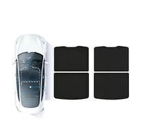 SIFUSM Parasol de Coche Parasol de Techo Cristal Hielo Mejorado para XPeng G6 2025, Accesorios 2023 2024, parasoles divididos en(Black 2 Piece)
