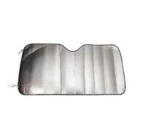 SIFUSM Parasol de Coche Parasol Plegable para Parabrisas de Coche, Cubierta Visera, Reflector Bloque, portátil, Transpirable, Anti UV, 140cm(2Aluminium film140-70)