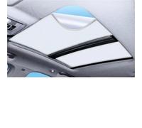 SIFUSM Parasol de Coche Parasol Techo Solar adsorción electrostática Coche Pegatina tragaluz Aislamiento térmico para BYD para HAN EV 2022, 2023, 2024(Beige 2 Piece)