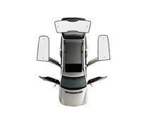 SIFUSM Parasol de Coche Visera para Ventana de Coche para Skoda para Fabia para MG 2 5J 2007~2014 Parabrisas protección Solar Anti-UV(Rear sunshades)