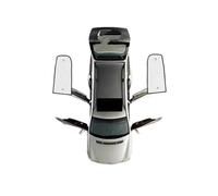 SIFUSM Parasol de Coche Visera para Ventana de Coche para Skoda para Fabia para MG 2 5J 2007~2014 Parabrisas protección Solar Anti-UV(Rear Windows)