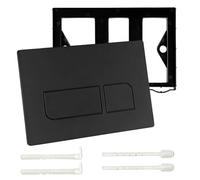 Sifxouped - Placa de accionamiento del inodoro, placa de accionamiento para cisterna, piezas de repuesto compatibles con Geberit Sigma01 UP300 y 320 placa de accionamiento (negro)