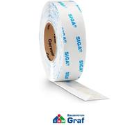 SIGA Corvum Cinta Adhesiva Para Barrera De Vapor, Preplegada 12/48mm