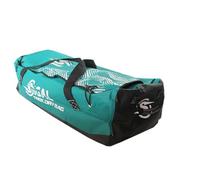 Sigalsub Trek Dry Bag - Bolsa impermeable deportiva, color negro y turquesa, PVC, 114 l, con correa extraíble, asa superior, 75 x 35 cm, Negro y verde., Deportivo Impermeable