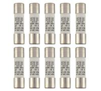 SIGANDG 10A 500V Fusible de tubo cerámico RT18-32 10x38mm Fusibles cilíndricos de alta tensión (paquete de 10)