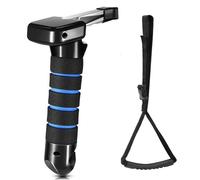 SIGANDG 2 PCS Manija De la Puerta Del Coche para Ancianos, Asa De Soporte para Automóvil, Manija de Asistencia para Automóvil para Personas Mayores, Manija Multifunción(Azul)