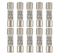 SIGANDG 20A 500V Fusible de tubo cerámico RT18-32 10x38mm Fusibles cilíndricos de alta tensión (paquete de 10)