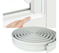SIGANDG 300cm Blanca Burlete Puerta Ventanas Entrada Corredera InsonorizacióN AnticolisióN Espuma Autoadhesivo,Tira Sellado Exterior Acustico Cinta Aislante Ventanas Prueba Viento Termico Antipolvo