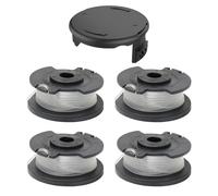 SIGANDG 4PCS Garden Bobina de Hilo,Carretes de Hilo de Repuesto para Einhell-GE-CT 18/28 Li,Einhell GE-CT 18/28 Li TC, +1 cubierta de carrete TLE-03-2