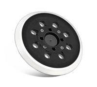 SIGANDG Disco Lijador 125 mm, con 8 Agujeros, Disco Lijador Profesional con Gancho y Bucle, Ompatible con Lijadora Excéntrica Bosch PEX 300 AE y PEX 400 AE