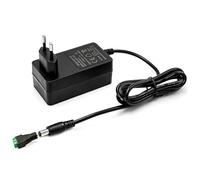 SIGANDG Fuente de Alimentación de 24V CC, Fuente de Alimentación Universal de 24V 2A, Adaptador de Corriente, Adaptador de 48 W para Tiras LED COB con Transformador de Enchufe de 5,5 x 2,1 mm