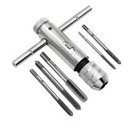 SIGANDG Juego de Machos Roscar Juego de Llaves de Macho Screw Tap Set HSS M3 M4 M5 M6 M8 Macho de Roscar Métrico