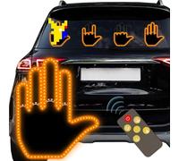 SIGANDG LED Luz De Dedo para Coche, SeñAl Led 4 En 1 Road Rage para Coche, Luz De Dedo para Coche con Control Remoto, Parpadeo De Dedo para Ventana De Coche,Luz del Dedo Medio del Coche