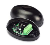 SIGANDG Par de Sensores de Fotocélula Infrarroja para Puerta Automática Infrarroja Exterior 12V / 24V AC/DC