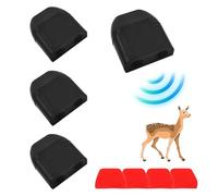 SIGANDG Silbato para Ciervos de 4 Piezas,Advertencia ultrasónica de Ciervos,Ahuyentador de jabalies,Evite Golpear a los Animales, para Camiones,Automóviles,Motocicletas