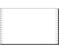 Sigel 08330 - Papel continuo (2000 hojas, 330 x 8", A4 vertical, 60 g/m2), color blanco