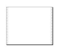 Sigel 12368 - Papel continuo (30,4 cm x 37,5 cm, diseño apaisado, 60 g, 2000 hojas, perforación longitudinal)
