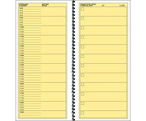 Sigel 30200 - Agenda diaria de lista de tareas con espiral (297 x 140 mm), texto en holandés