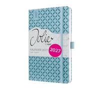 SIGEL 7J110 Agenda semanal, A6, rosa pastel | Calendario, planificador, agenda semanal, organizador | Certificado FSC - Jolie