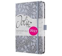 SIGEL 7J348 Agenda semanal, A6, azul, blanco | Calendario, planificador, agenda semanal, organizador | Certificado FSC - Jolie