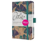 SIGEL 7J807 Agenda semanal, A5, marrón, azul, rojo, naranja | Calendario, planificador, agenda semanal, organizador | Certificado FSC - Jolie