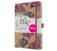 SIGEL 7J812 Agenda semanal, A6, marrón, rosa, blanco | Calendario, planificador, agenda semanal, organizador | Certificado FSC - Jolie