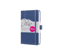 SIGEL agenda semanal Jolie 2027 A6, tapa dura | 7J100, calendario, planificador, organizador, certificado FSC, azul índigo