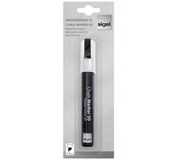 SIGEL BA181 Rotulador de tiza líquida 50, borrable, punta biselada, ancho 1-5 mm, blanco