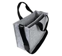 SIGEL BA408 Bolsa de escritorio compartido Classic M - fieltro sintético - gris claro - 36 x 28 x 15 cm