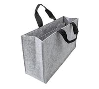 SIGEL BA431 Bolsa de escritorio compartido Basic L - fieltro sintético - gris claro - 50 x 28 x 15 cm