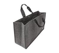 SIGEL BA433 Bolsa de escritorio compartido Basic L - fieltro sintético - gris oscuro - 50 x 28 x 15 cm