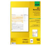 Sigel Bankformular - Paquete de 100 formularios bancarios A4