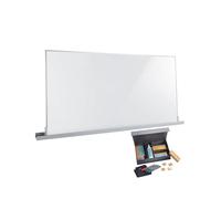 SIGEL Bundle Rail mural Meet up 200 x 88 cm | MUB05, pizarra blanca portátil, riel de pared, caja de herramientas, set para métodos ágiles