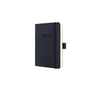 SIGEL C2207 Conceptum agenda semanal julio 2021 hasta diciembre 2022 - 9,3 x 14 cm - softcover - 240 páginas - negro