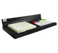 SIGEL Centro de notas Cintano S 20 x 3,60 cm | SA533, notas e índices reposicionables con dispensador, negro