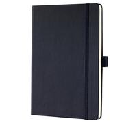 SIGEL CO120 Cuaderno premium en blanco, A5, tapa dura, negro - Conceptum negro b