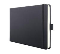 SIGEL CO205 Libreta Conceptum - aprox. A5 transversal - cuadriculado con puntos - negro - tapa dura - 132 p. - certificación FSC