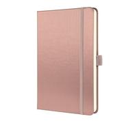 SIGEL CO401 Cuaderno de notas, rayado, aprox. A5, rosa, tapa dura | Ideal como diario personal, bullet journal, libro de ideas, cuaderno de escritura | 194 páginas - Conceptum