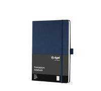 SIGEL CO656 Cuaderno premium cuadriculado, A5, tapa dura, azul - Conceptum