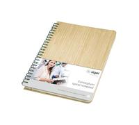 Sigel Bloque espiral CO672 Conceptum - Punteado, tapa dura de bambú, beige