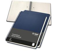 Sigel CO827 Bloc de espiral Conceptum - A5 - rayado - azul oscuro - tapa dura - 160 p - certificación PEFC - 3 piezas