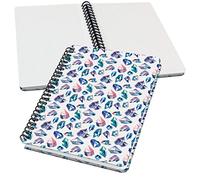 Sigel Cuaderno espiral Jolie A5 con tapa dura | JN616, punteado, 120 páginas FSC, para lettering y bullet journal, rosa/violeta/azul