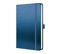 Sigel Cuaderno premium Conceptum A5 de tapa dura | CO402, cuadriculado, azul, 194 páginas, ideal como diario personal, bullet journal, libro de ideas o cuaderno de escritura
