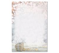 SIGEL DP135 papelería en suaves tonos dorado y plata, 90g, 100 hojas