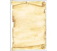 SIGEL DP153 Papel de cartas, 21 x 29,7 cm, 90g/m², Pergamino, beige, 100 hojas