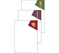 SIGEL DP410 Papel navideño decorado "Cut-out style", 90 g/m², A4, 25 hojas