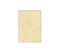 SIGEL DP907 Papel de cartas, 14,8 x 21 cm, 90g/m², mármol beige claro, 100 hojas
