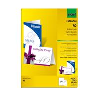 SIGEL DP910 50 Tarjetas de agradecimiento o tarjetas de felicidades con 2 partes