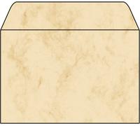 SIGEL DU011 Sobre, Mármol beige, C6 (114x162 mm), 90 g, 25 unds. C6 - 25 piezas